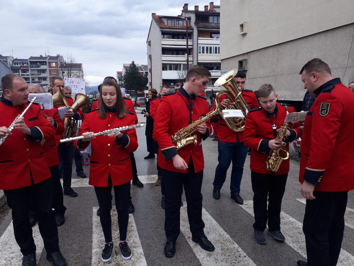 Limena glazba, Maškare, Novi Travnik. 05.03.2019.