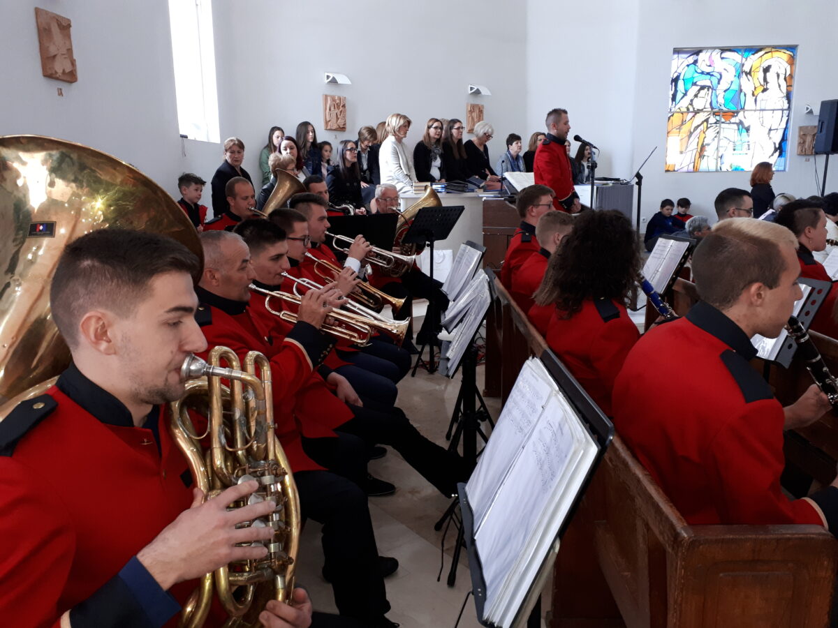 Limena glazba ,,Lašva” Nova Bila održala tradicionalni nastup na uskršnjoj misi u Novoj Biloj