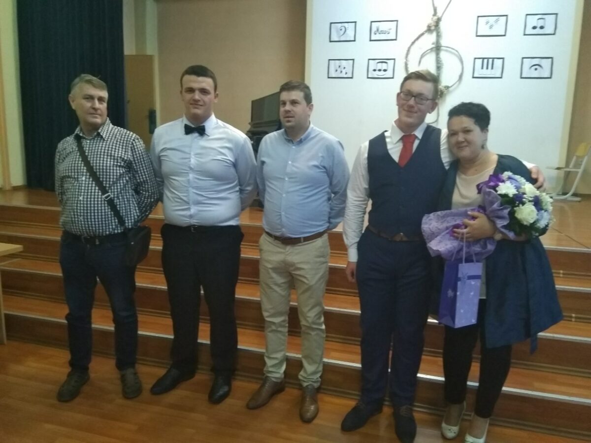 Dugogodišnji članovi Limene glazbe, Filip Ivišić i Matej Šimić održali Završni koncert u Srednjoj glazbenoj školi Jakova Gotovca Novi Travnik
