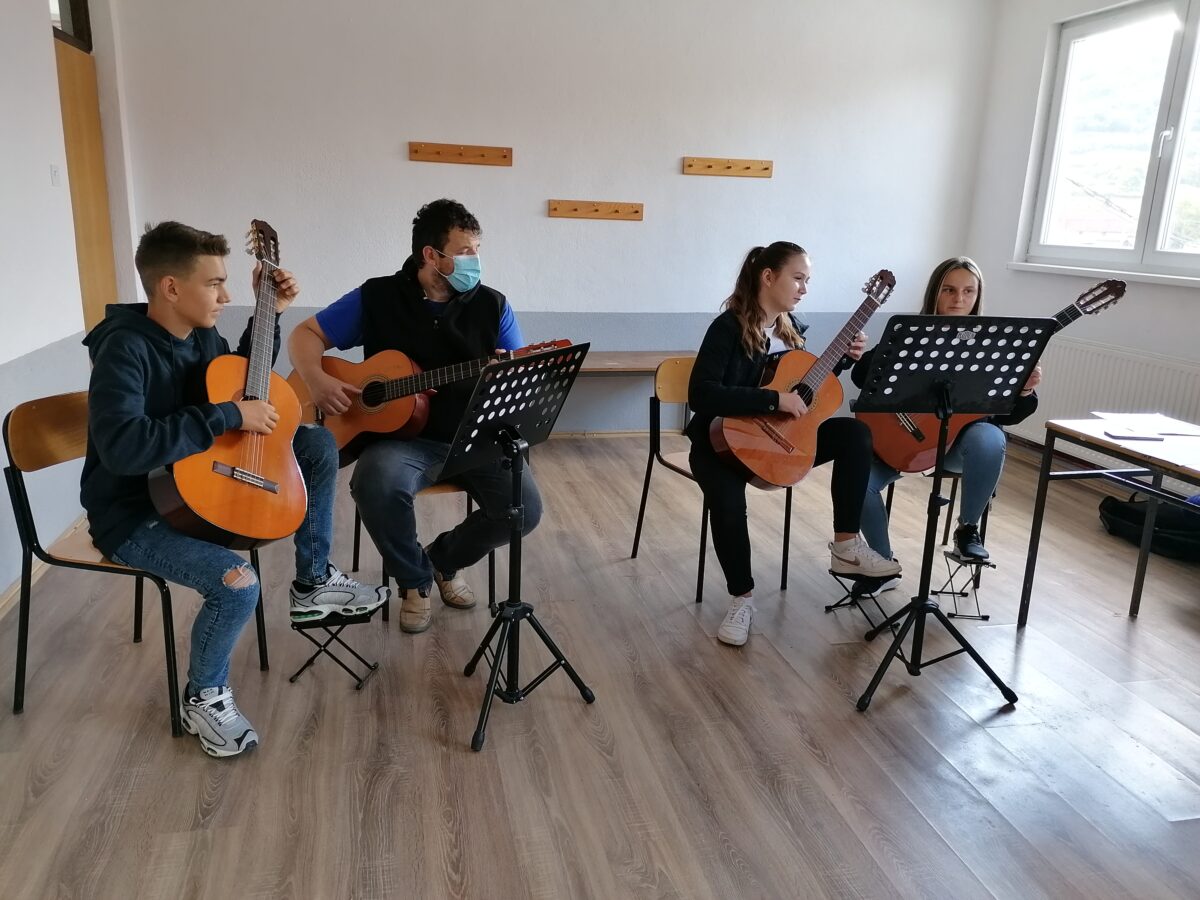 Završen drugi mjesec aktivnosti projekta ,,Jačanje glazbenih sastava mladih u Novoj Biloj”