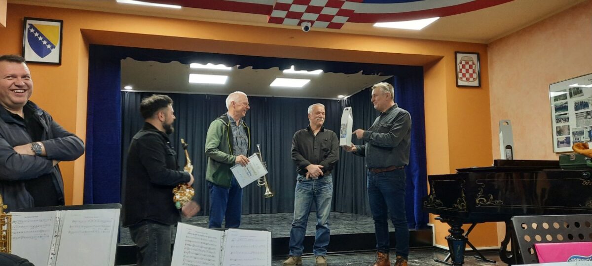 Na probi Limene glazbe sudjelovali donatori iz nizozemskog orkestra Breeze Harmony