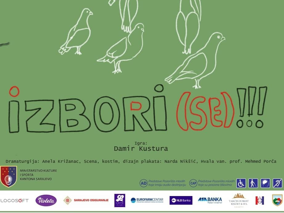 Najavljujemo premijeru predstave IZBORI (SE)!!! u koprodukciji Kazališta mladih ,,Korifej”i Pozorišta mladih Sarajevo