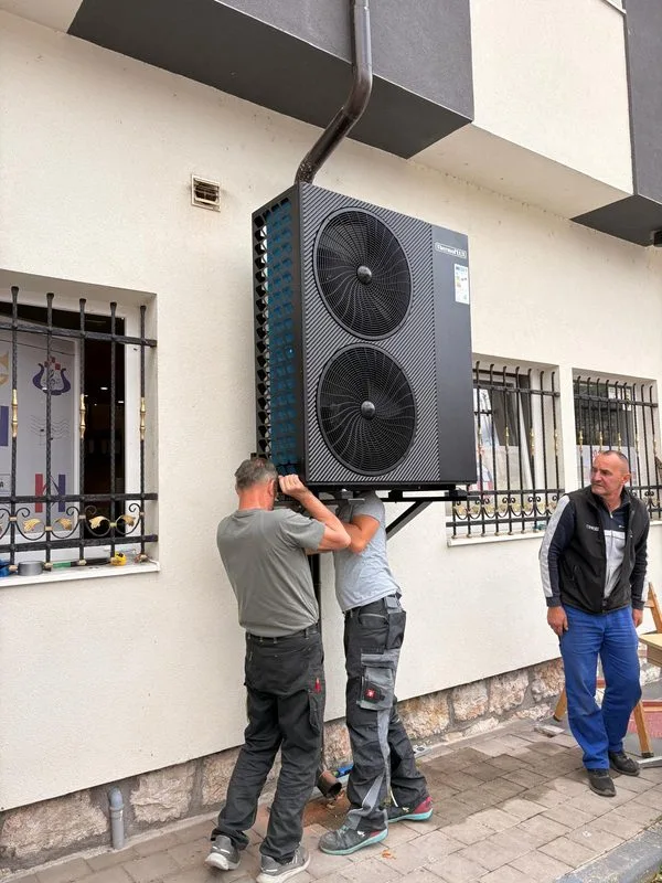 Rekonstrukcija sustava grijanja u HKC-u. Postavljena nova toplinska pumpa.