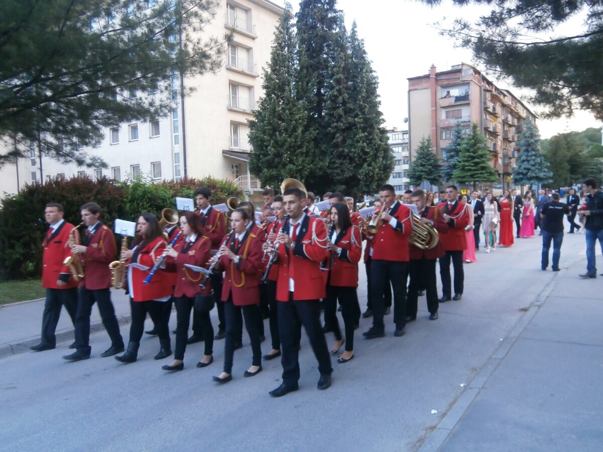 Limena glazba “Lašva” Nova Bila na maturi u Novom Travniku i Vitezu