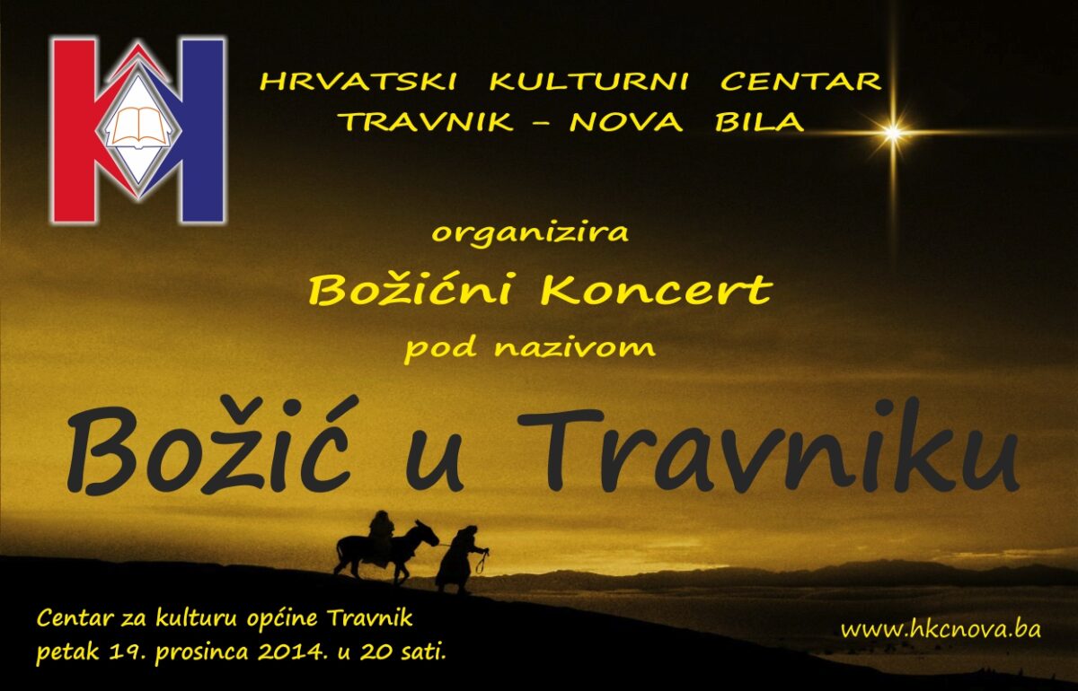 Poziv na božićni koncert u Travniku